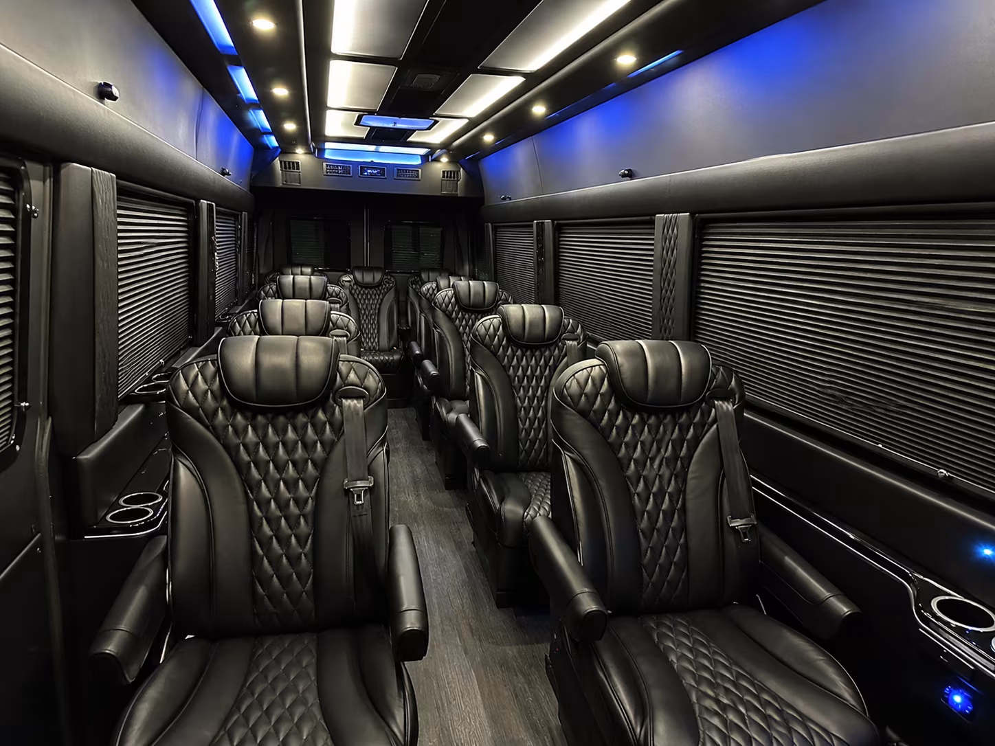 austin private event transportation onboard seating