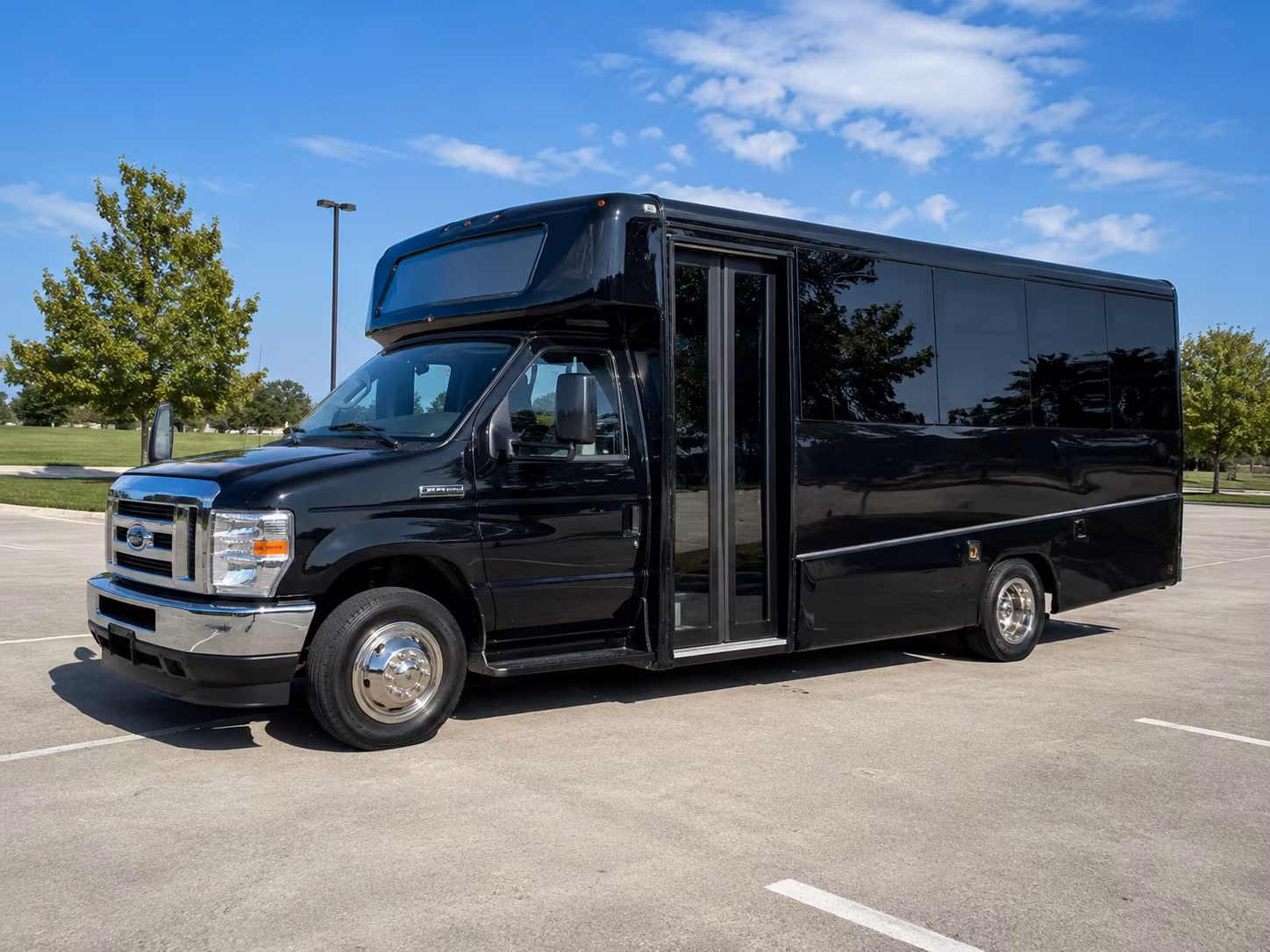 austin religious group transportation onboard seating